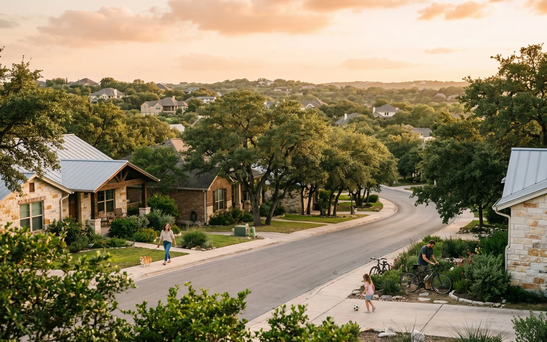Central Texas landscape near Round Rock